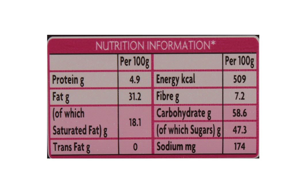 Cadbury Bournville Cranberry    Pack  80 grams